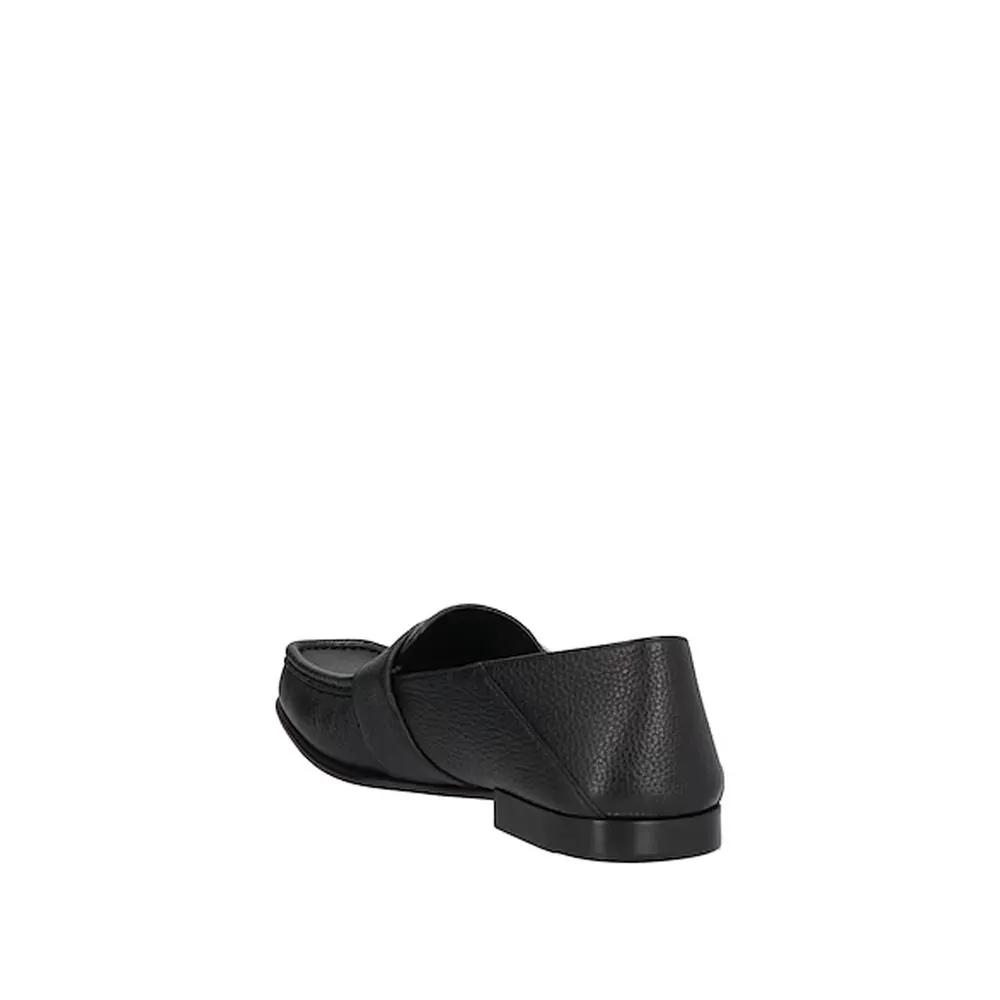 Mocassins Fendi en cuir de veau noir