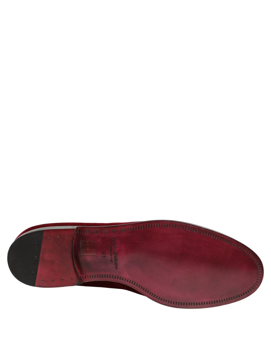 Mocassins de ville Dolce & Gabbana en velours marron pour homme
