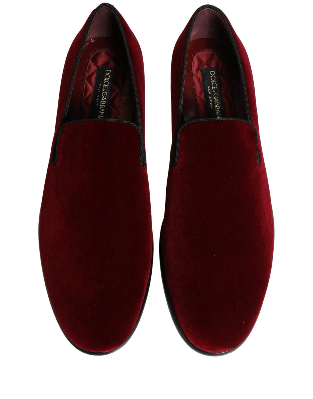 Mocassins de ville Dolce & Gabbana en velours marron pour homme