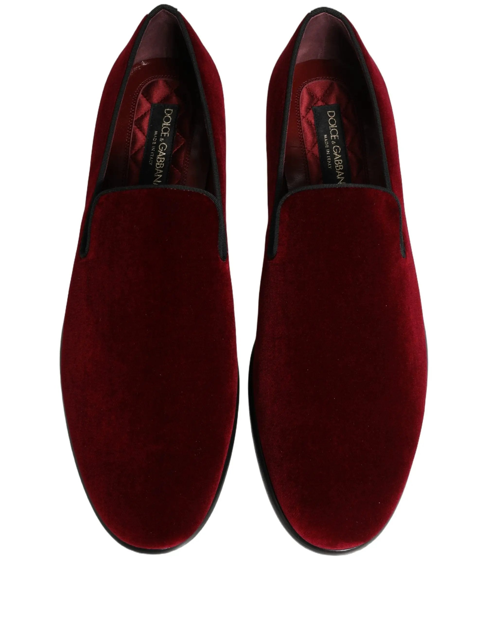 Mocassins de ville Dolce & Gabbana en velours marron pour homme