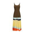 Fendi Multicolor Viscose Casual Dress