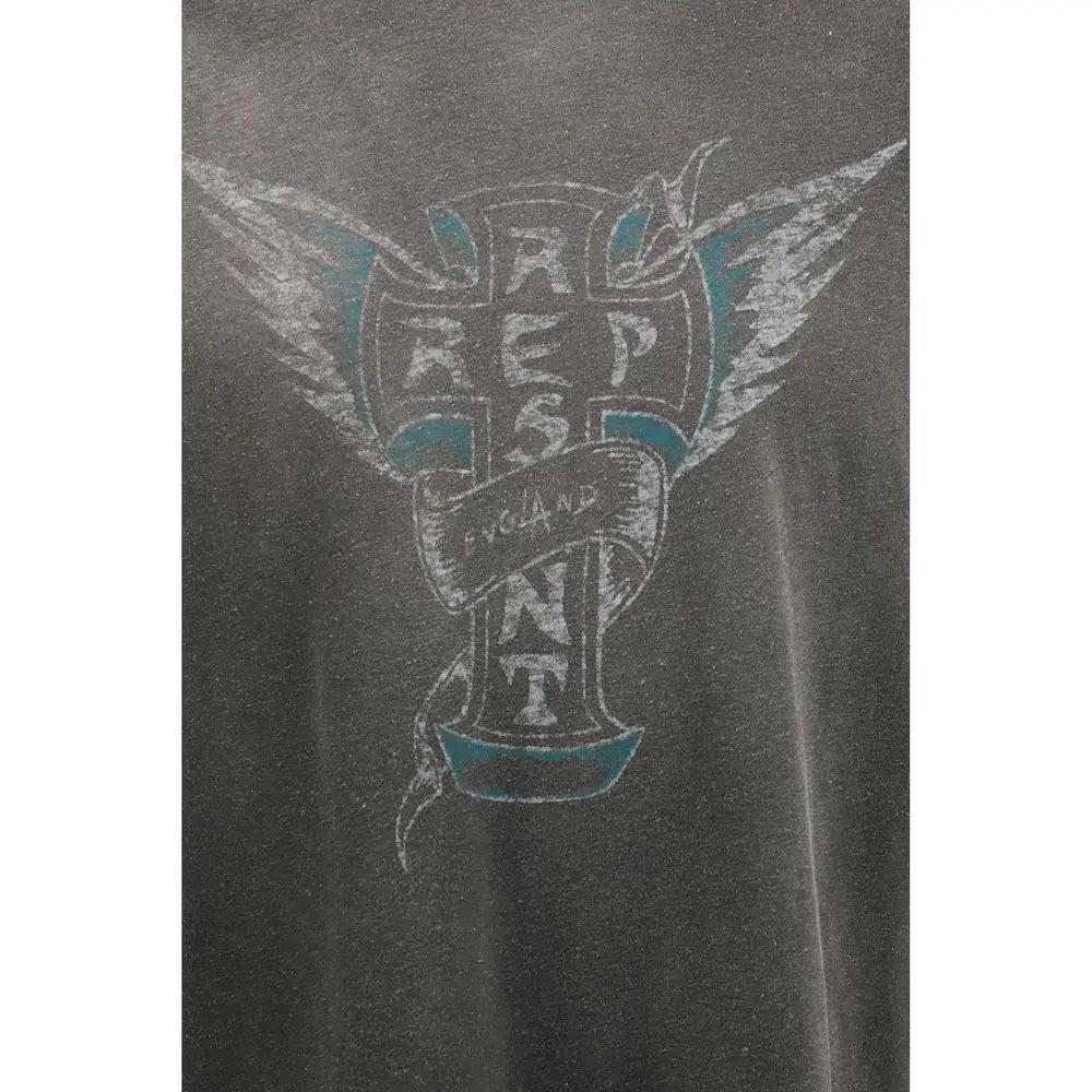 T-shirt en coton gris Represent