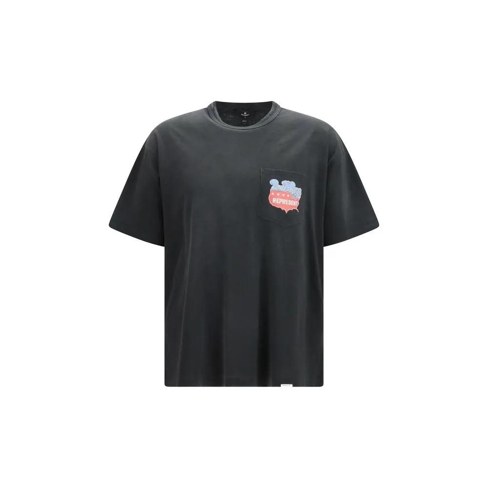 T-shirt en coton gris Represent