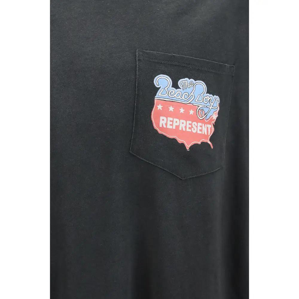 T-shirt en coton gris Represent