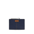 Portefeuille Fendi en coton bleu