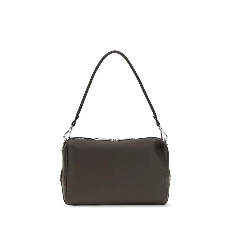 Sac bandoulière Fendi Bos Taurus en cuir de veau marron