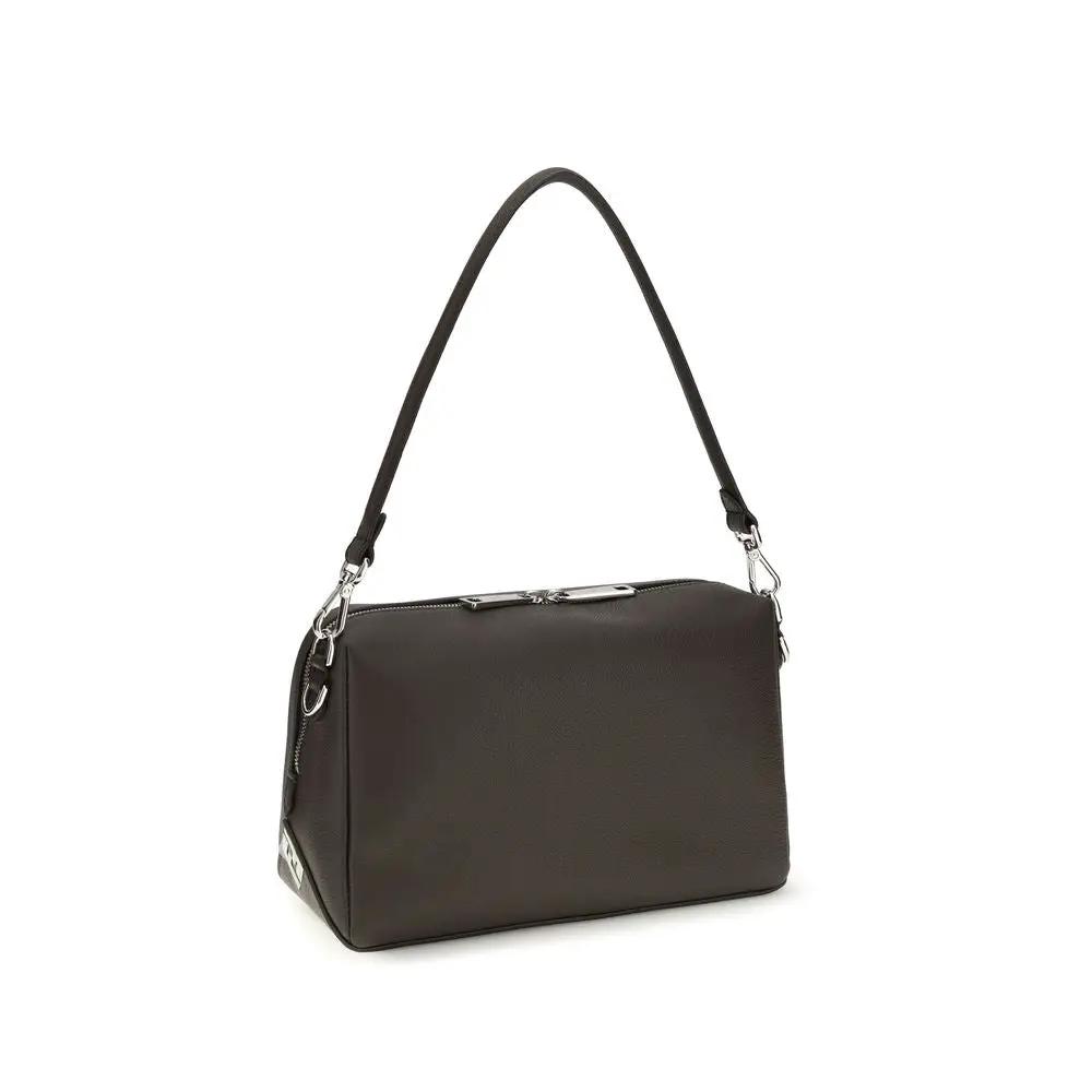 Sac bandoulière Fendi Bos Taurus en cuir de veau marron