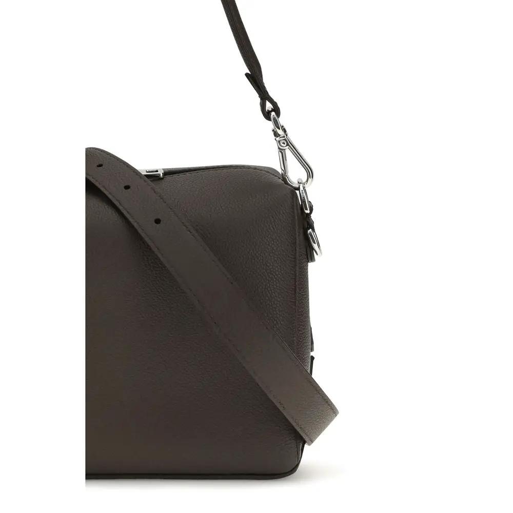 Sac bandoulière Fendi Bos Taurus en cuir de veau marron