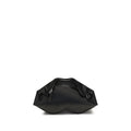 Alexander McQueen Black Calf Leather Bos Taurus Clutch Bag