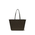 Fendi Brown Fabric Shoulder Bag