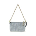 Fendi Blue Cotton Wallet