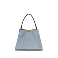 Sac bandoulière Fendi Bos Taurus en cuir de veau bleu