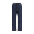 Jean droit en coton bleu Fendi