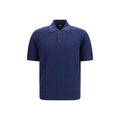 Polo Fendi bleu en coton