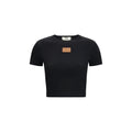 Fendi Black Cotton T-Shirt