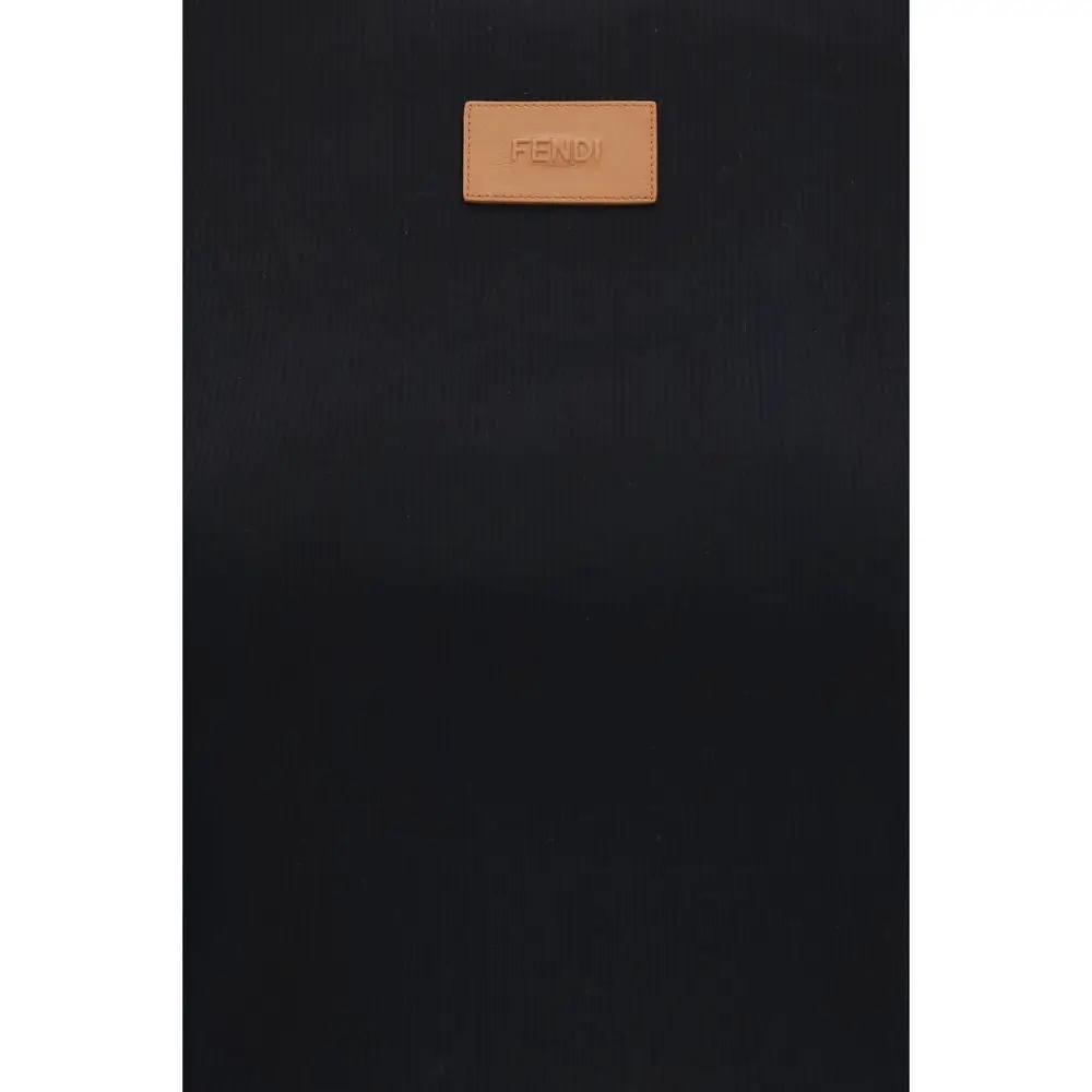 Fendi Black Cotton T-Shirt