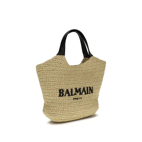 Sac à bandoulière Balmain en viscose beige