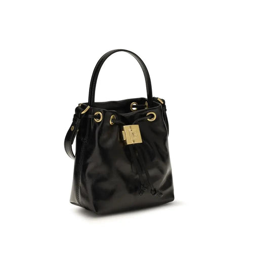 Sac Balmain en veau noir Bos Taurus Backet
