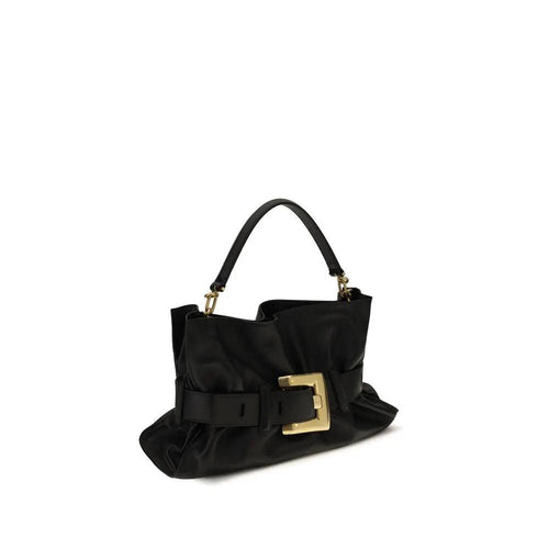 Sac bandoulière Balmain Bos Taurus en cuir de veau noir