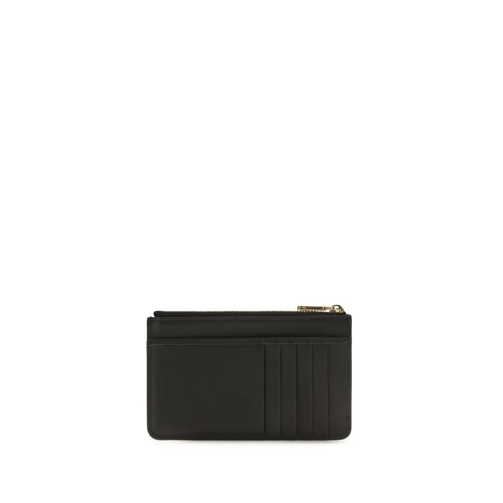 Portefeuille Dolce &amp; Gabbana Bos Taurus en cuir de veau noir