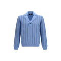 Fendi Blue Cotton Polo Shirt