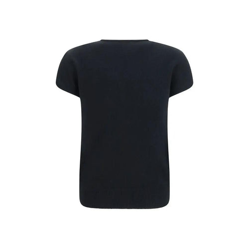 Pull sans manches Balmain en laine noire Oves Aries