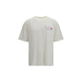T-shirt en coton blanc Représente