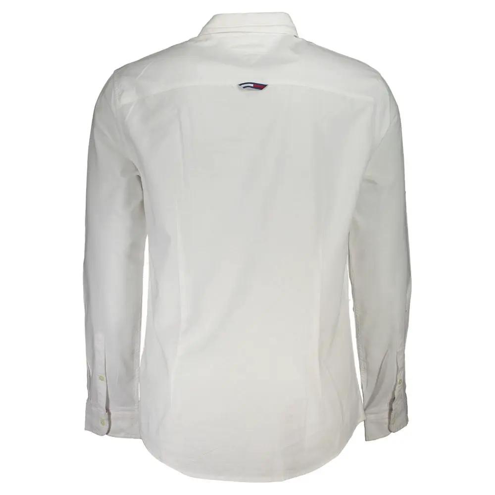 Chemise en coton Tommy Hilfiger Bianco pour homme