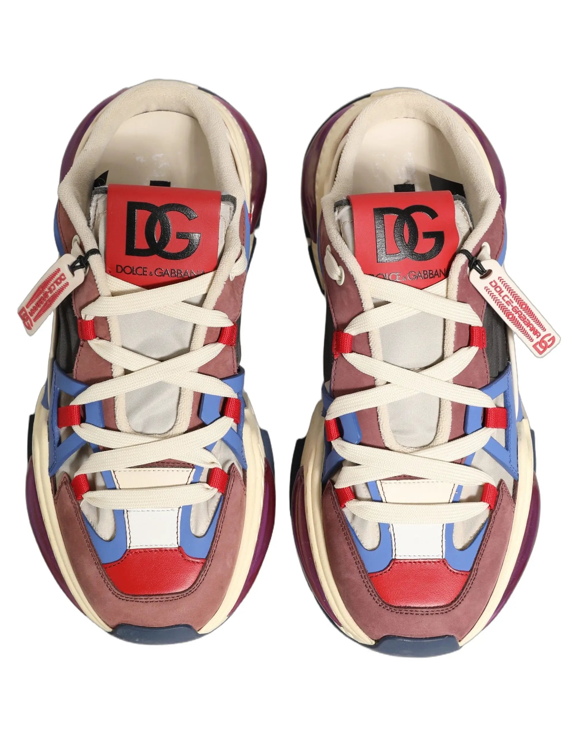Dolce & Gabbana Multicolor Low Top Airmaster Sneakers Shoes