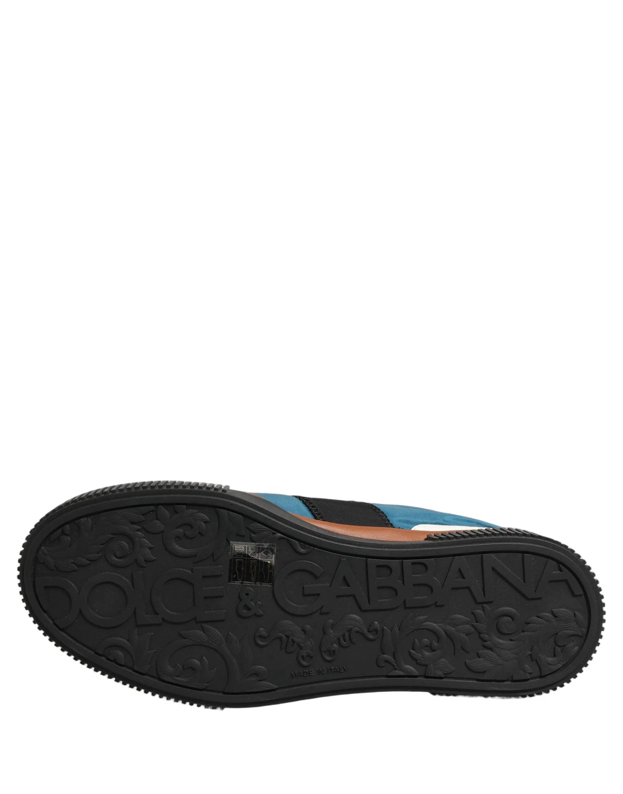 Chaussures Baskets Basses Homme Dolce & Gabbana en Cuir Multicolore MIAMI