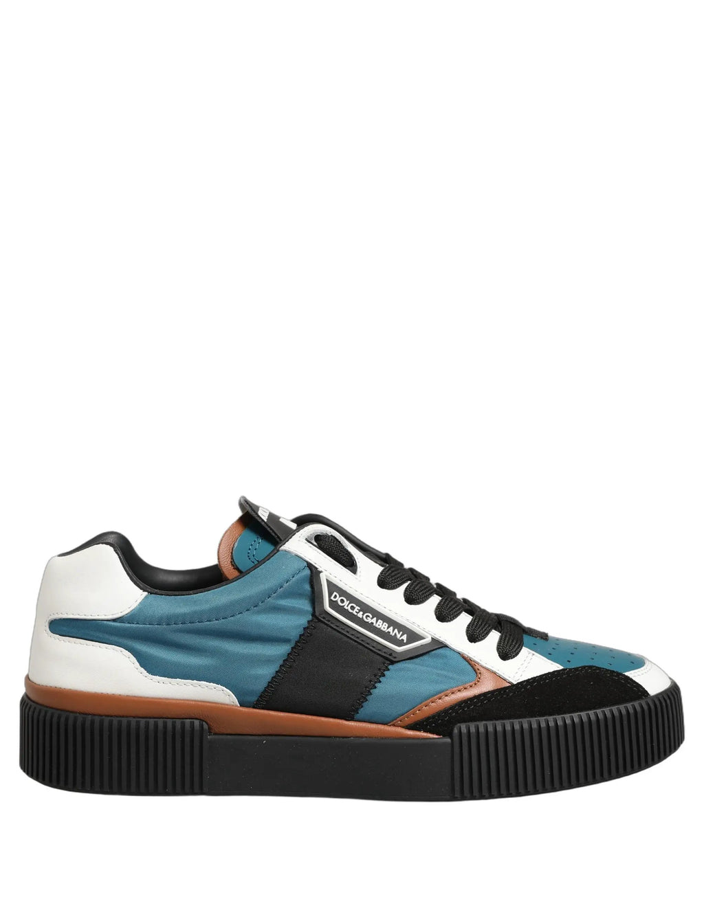 Chaussures Baskets Basses Homme Dolce & Gabbana en Cuir Multicolore MIAMI
