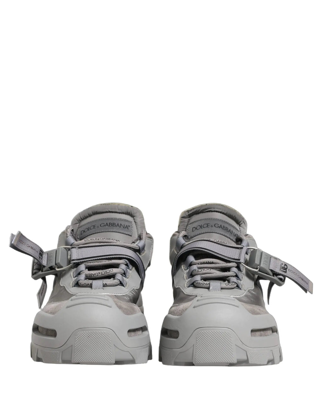 Dolce & Gabbana Gray Airmaster Panelled Low Top Men Sneakers Shoes