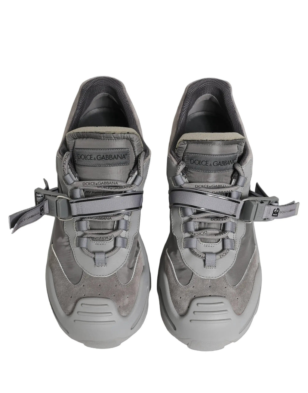 Dolce & Gabbana Gray Airmaster Panelled Low Top Men Sneakers Shoes
