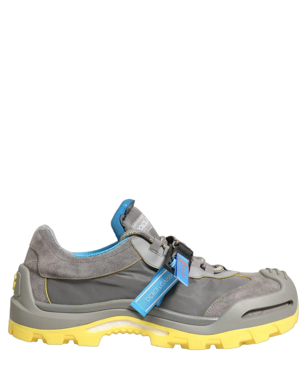 Baskets basses pour homme Dolce & Gabbana Airmaster grises à empiècements