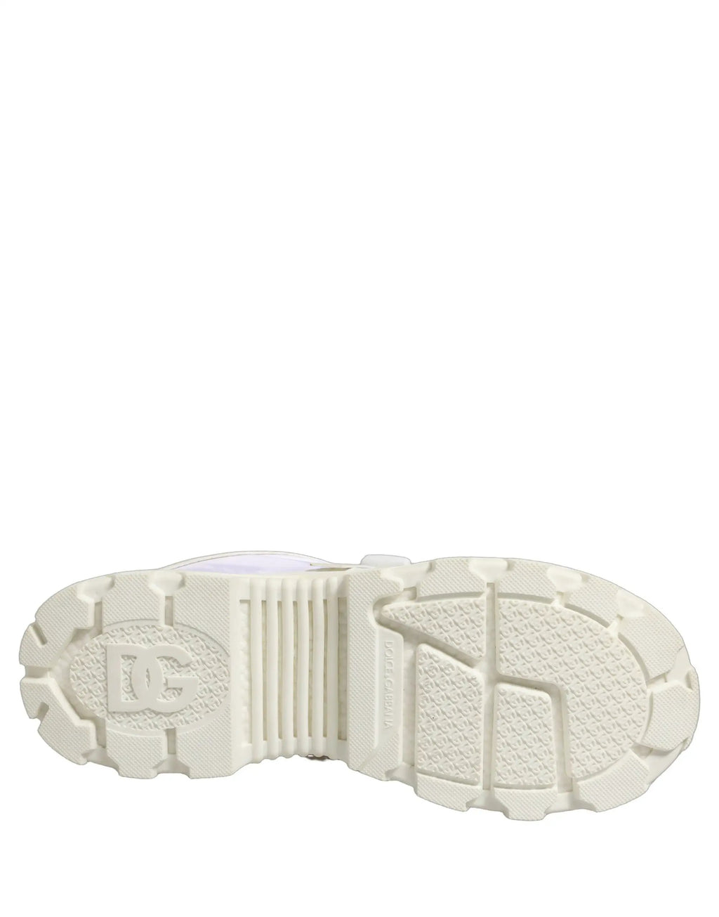 Dolce & Gabbana Baskets basses homme Airmaster blanches avec empiècements