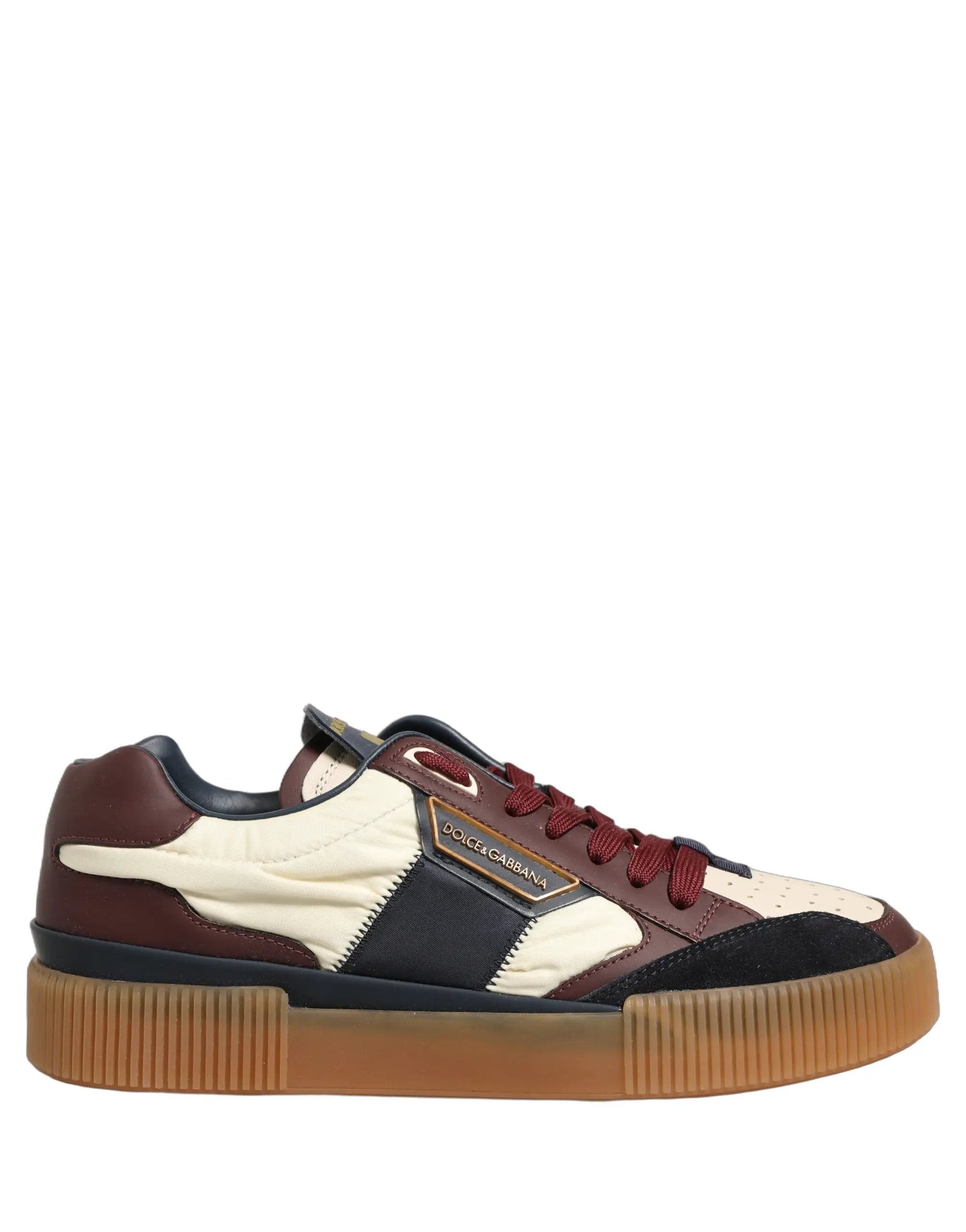 Chaussures Baskets Basses Homme Dolce & Gabbana en Cuir Multicolore MIAMI