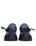 Dolce & Gabbana Blue Airmaster Panelled Low Top Denim Sneakers Shoes
