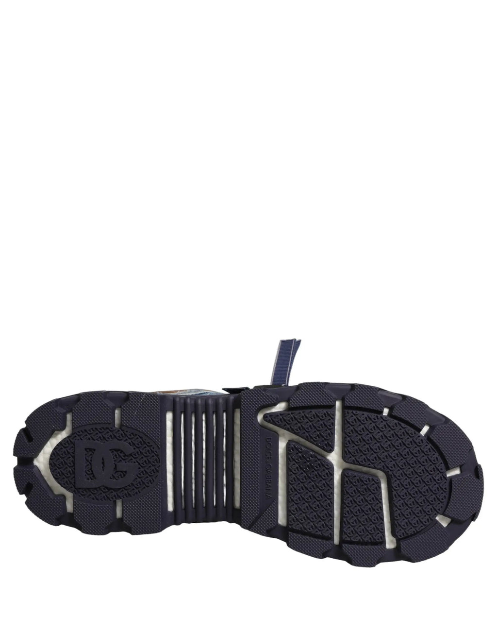 Dolce & Gabbana Blue Airmaster Panelled Low Top Denim Sneakers Shoes