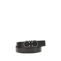 Ceinture Ferragamo Bos Taurus Regular en cuir de veau bleu