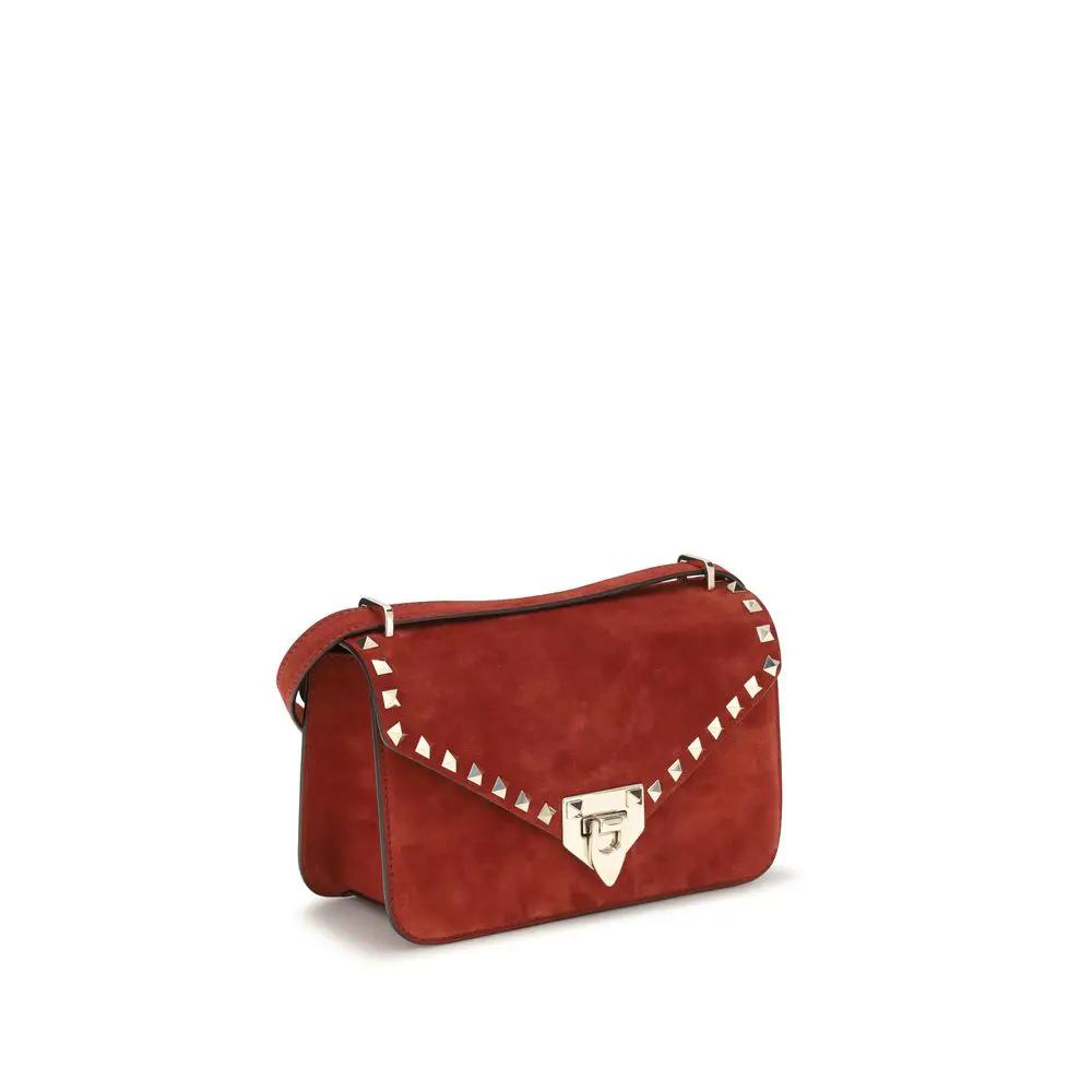 Sac porté épaule en cuir suédé multicolore Valentino Garavani