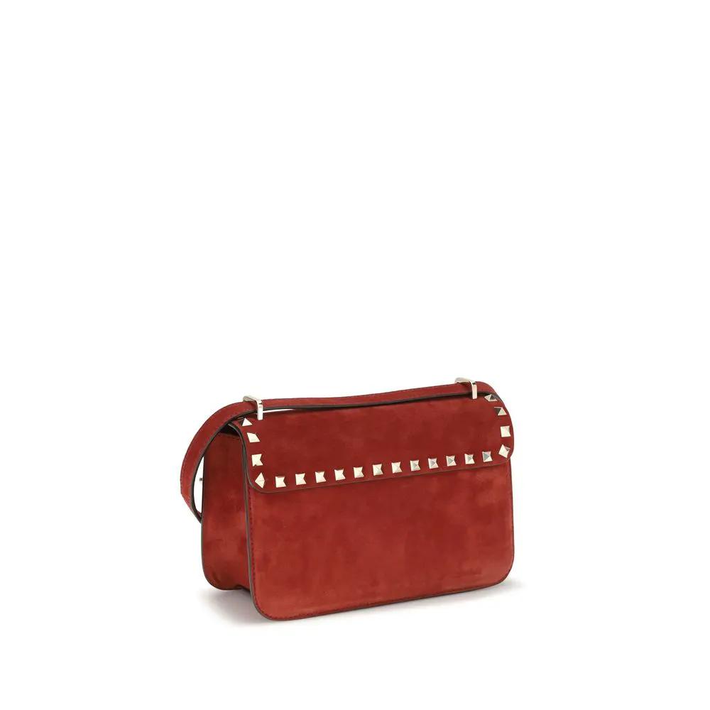 Sac porté épaule en cuir suédé multicolore Valentino Garavani