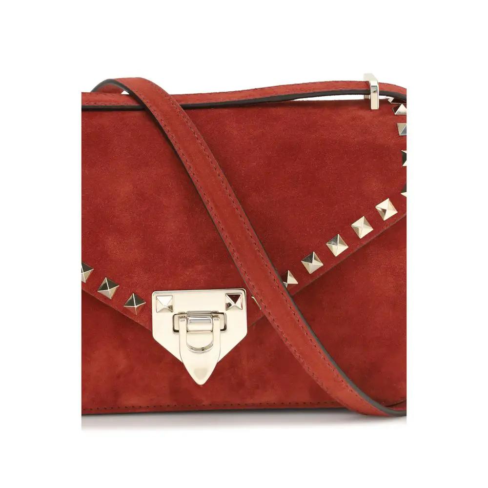 Sac porté épaule en cuir suédé multicolore Valentino Garavani