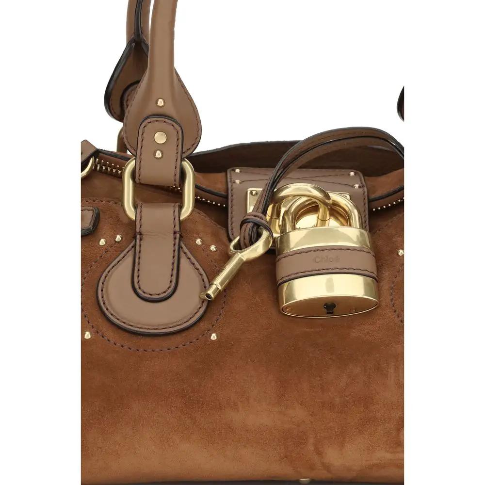 Sac bandoulière Chloé Bos Taurus en cuir de veau marron