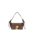 Sac bandoulière Chloé Bos Taurus en cuir de veau marron
