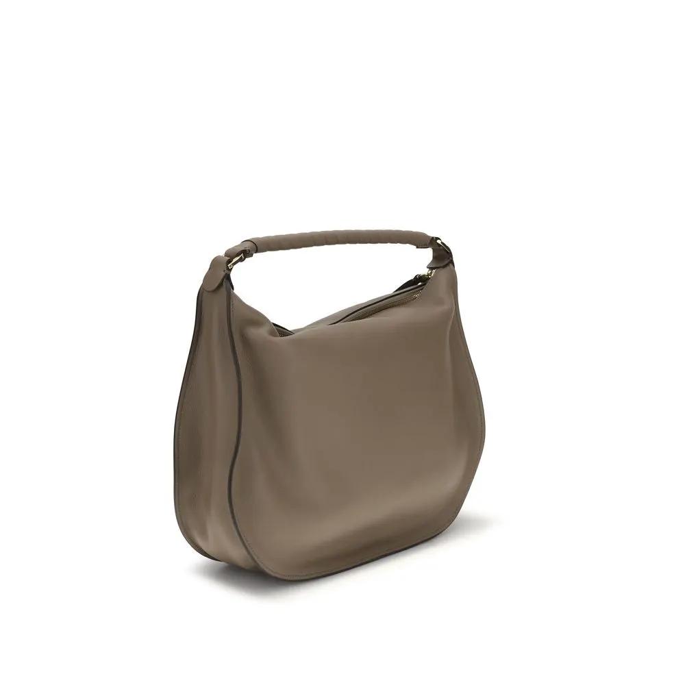Sac bandoulière Chloé Bos Taurus en cuir de veau beige