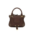 Sac bandoulière Chloé Bos Taurus en cuir de veau marron