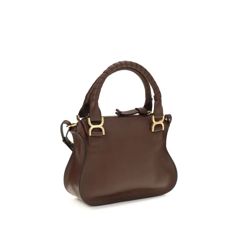 Sac bandoulière Chloé Bos Taurus en cuir de veau marron