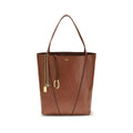 Sac bandoulière Chloé Bos Taurus en cuir de veau marron