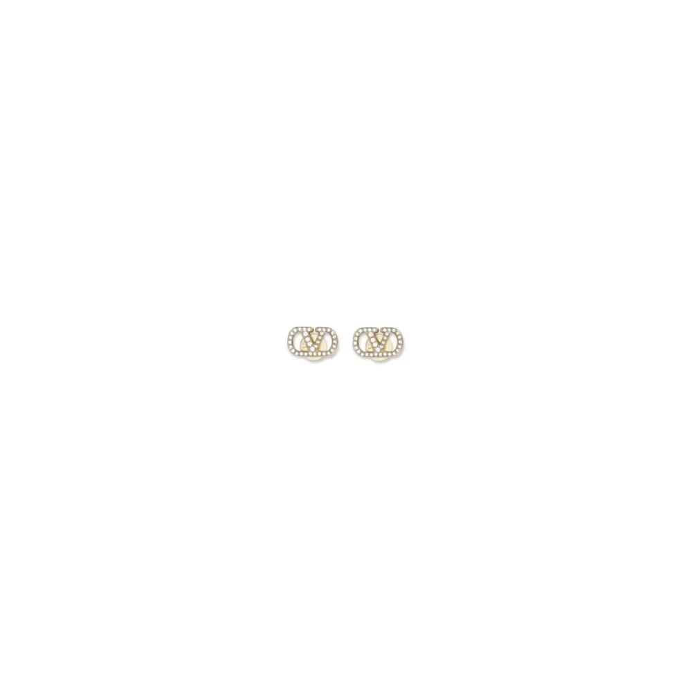 Boucles d'oreilles Valentino Garavani en laiton doré
