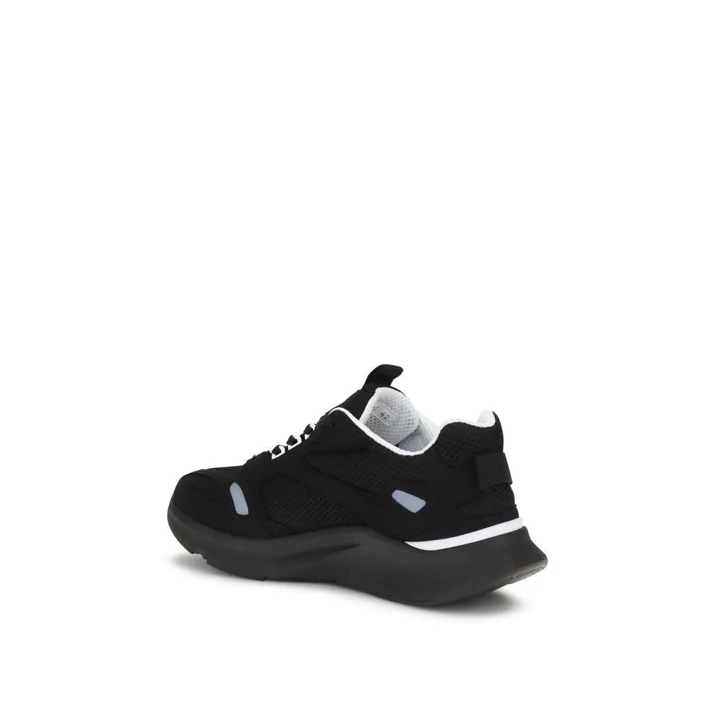 Baskets de sport en tissu noir Valentino Garavani